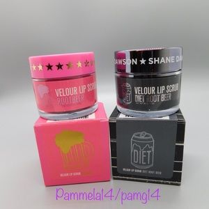 Jeffree star lip scrub Rootbeer and diet Rootbeer